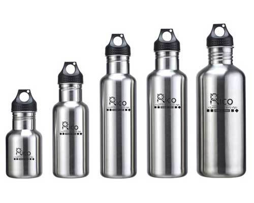 stainless steel sports bottle 350ml, 500ml, 750ml