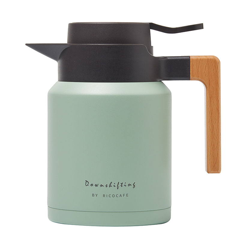 Wooden Handle Stainless Steel Vacuum Coffee Pot - Buy carafe factory
