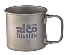Titanium Single Wall Mug 350Ml