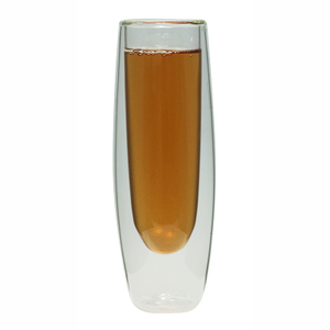 130ml Double Wall Glass Champagne Cup