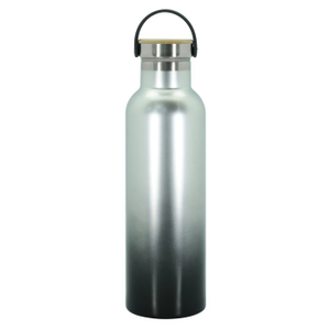 Stainless Steel Vacuum Water Bottle with Wood Cap