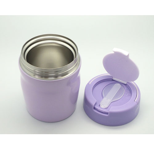 Stainless Steel Vacuum Food Jar with spoon